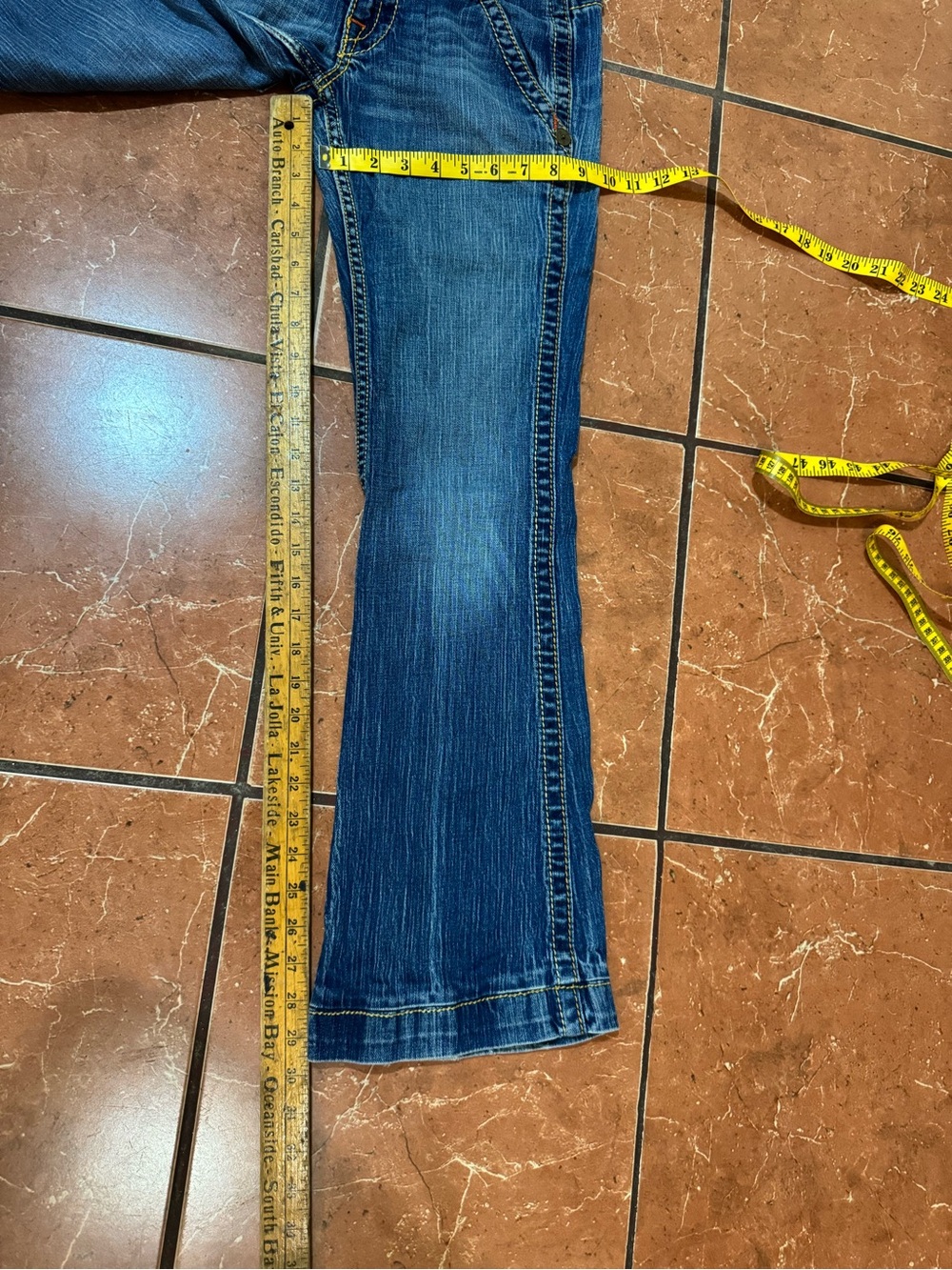 True Religion Billy Bootcut Jeans Women’s Size 28 Medium Wash Y2K Made in USA - Picture 6 of 8